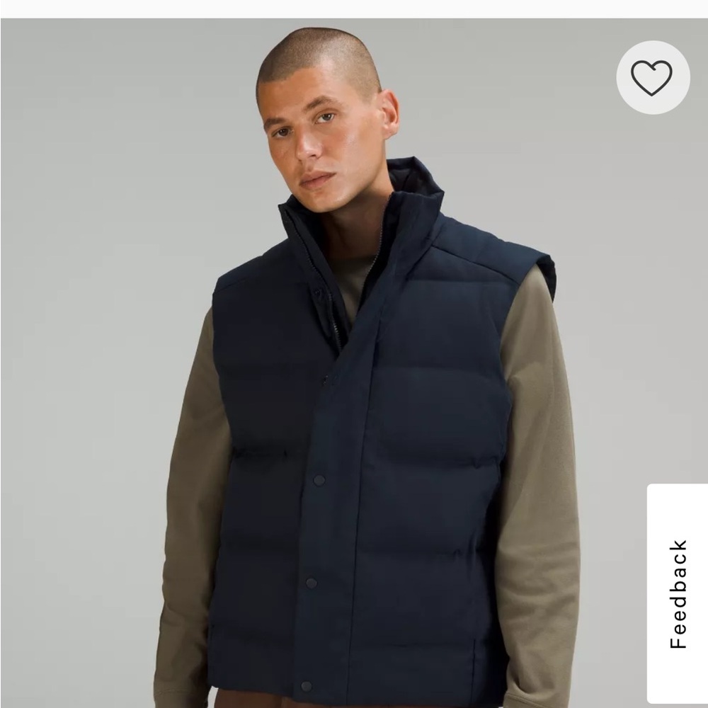 Lululemon Athletica Men's Dark Blue Puffer Vest